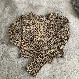 Adika long sleeve crop top